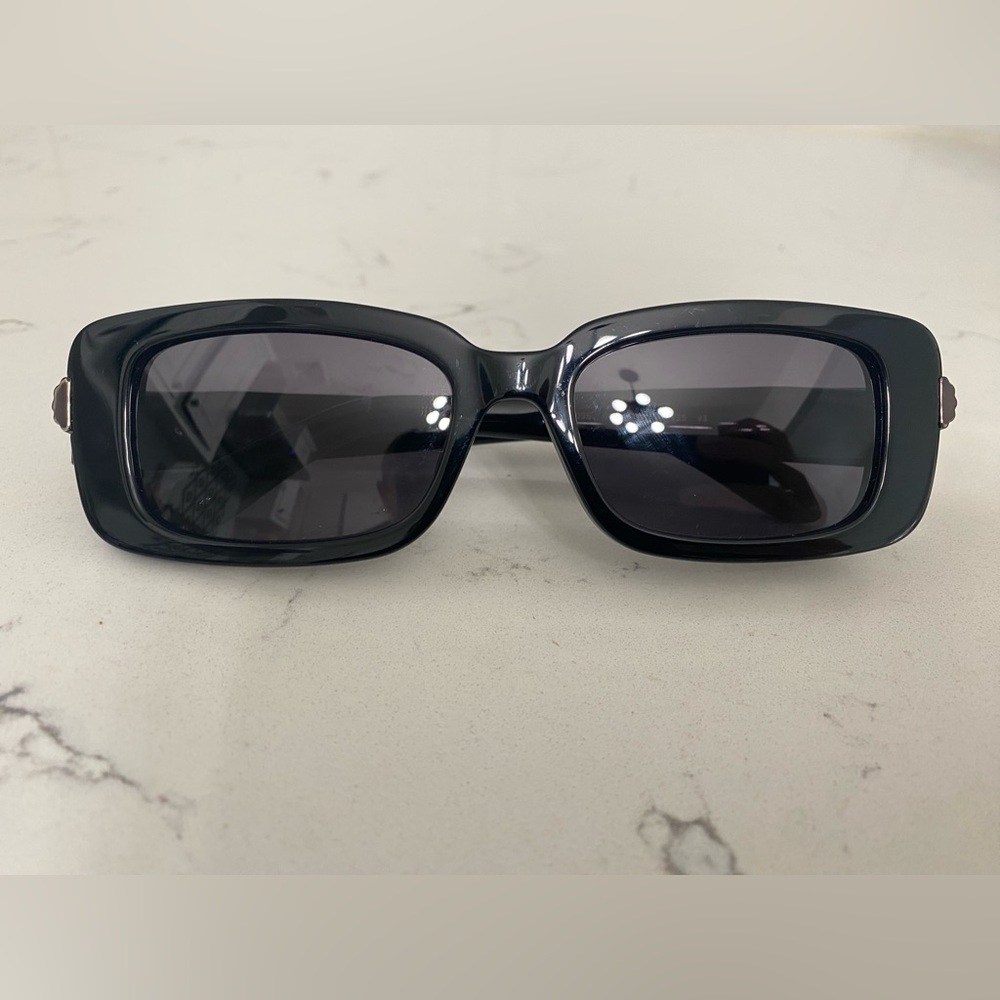 Salvatore Ferragamo Black Rectangular Women’s Sunglasses